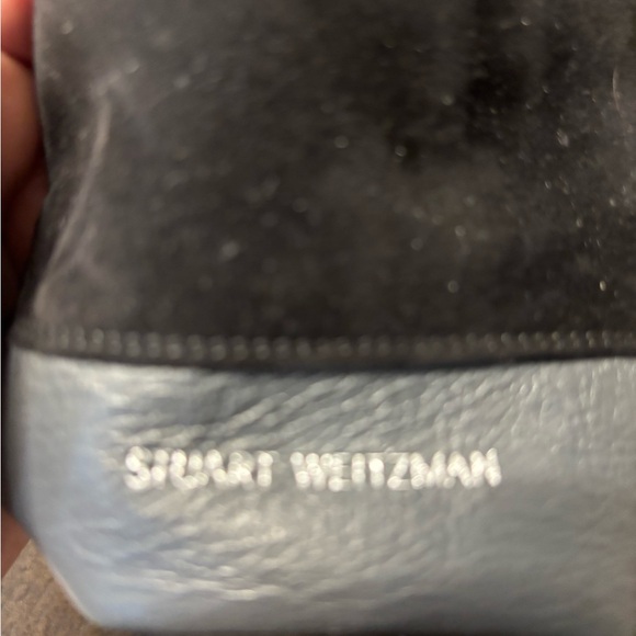 Stuart Weitzman 5050 Boots In Suede Size 6M BLACK SUEDE - Picture 11 of 14